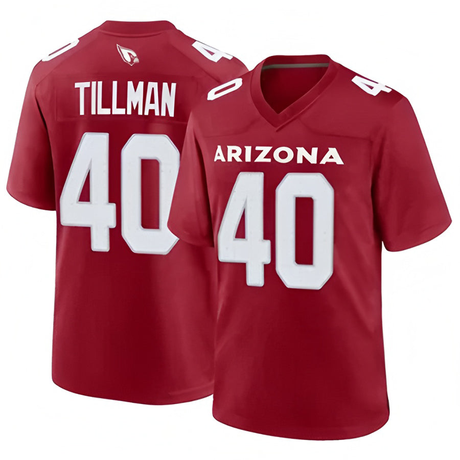A.Cardinals #40 Pat Tillman Player Cardinal Game Home PETTCS Stitched Jerseys