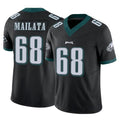 P.Eagles #68 Jordan Mailata Player Black Limited Vapor F.U.S.E. Home Game PETTCS Stitched Jerseys