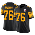 P.Steelers #76 Troy Fautanu Player Black Limited 2nd Alternate Vapor F.U.S.E. Home Game PETTCS Stitched Jerseys