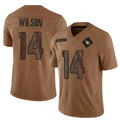 A.Cardinals #14 Michael Wilson Player Brown Salute To Service Limited Game PETTCS Stitched Jerseys