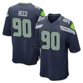 S.Seahawks #90 Jarran Reed Player Navy Home Game PETTCS Stitched Jerseys
