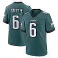 P.Eagles #6 DeVonta Smith Player Green Home Game PETTCS Stitched Jerseys