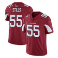 A.Cardinals #55 Dante Stills Player Cardinal Vapor Limited Home Game  PETTCS Stitched Jerseys