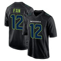 S.Seahawks #12 12th Fan Player Black Limited Fashion Home Game PETTCS Stitched Jerseys
