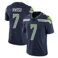 S.Seahawks #7 Uchenna Nwosu Player Navy Limited Vapor Untouchable Home Game PETTCS Stitched Jerseys