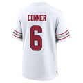 A.Cardinals #6 James Conner Player White Home Game PETTCS Stitched Jerseys