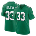 P.Eagles #33 Cooper DeJean Player Green Kelly Alternate Home Game PETTCS Stitched Jerseys