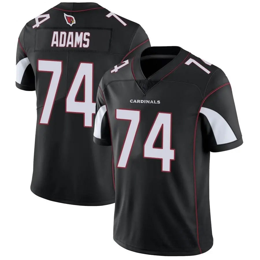 A.Cardinals #74 Isaiah Adams Player Black Vapor Limited PETTCS Stitched Jerseys