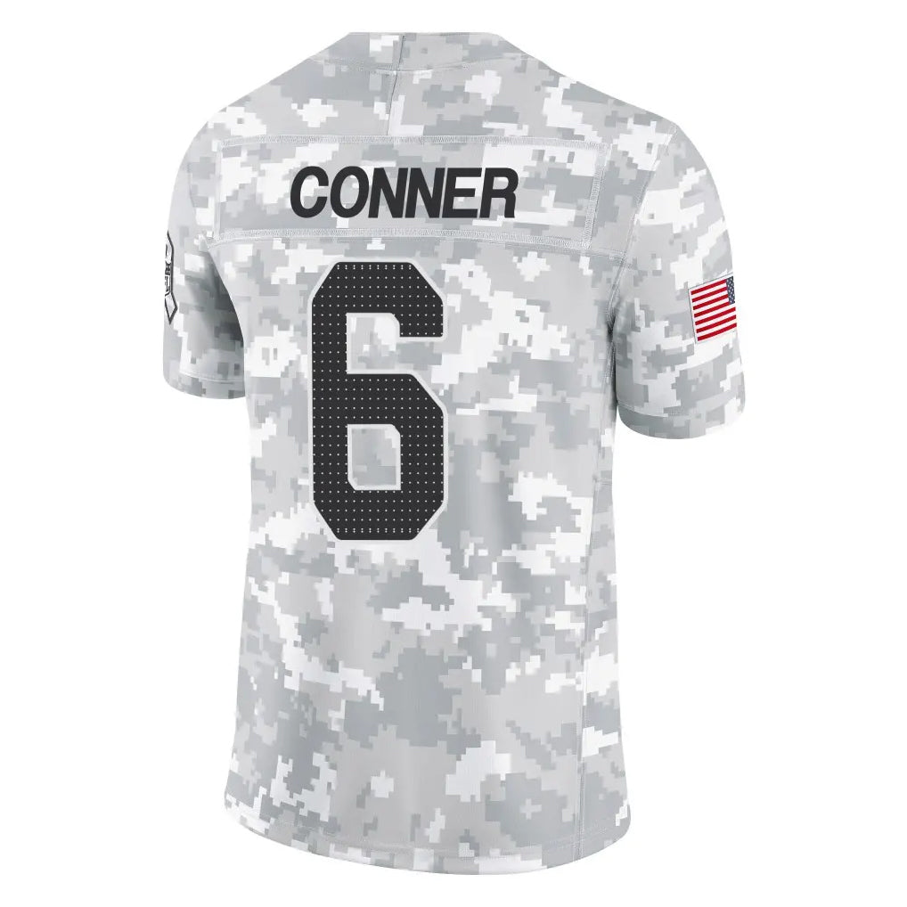 A.Cardinals #6 James Conner Player Camo Salute to Service Limited Home PETTCS Stitched Jerseys