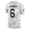 A.Cardinals #6 James Conner Player Camo Salute to Service Limited Home PETTCS Stitched Jerseys