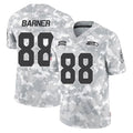 S.Seahawks #88 AJ Barner Player Arctic Camo Limited Salute To Service Home Game PETTCS Stitched Jerseys