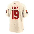 A.Cardinals #19 Carson Beck Player Cream Rivalries Collection Game PETTCS Stitched Jerseys