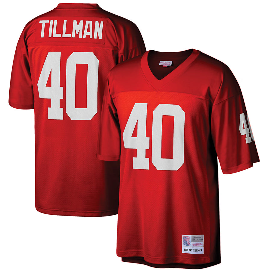A.Cardinals #40 Pat Tillman Player Mitchell & Ness Cardinal Legacy Replica PETTCS Stitched Jerseys