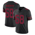 SF.49ers #68 Colton McKivitz Player Black Alternate Limited Vapor Untouchable Home Game PETTCS Stitched Jerseys