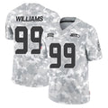 S.Seahawks #99 Leonard Williams Player Arctic Camo Limited Salute To Service Home Game PETTCS Stitched Jerseys