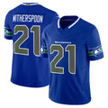 S.Seahawks #21 Devon Witherspoon Player Royal Rivalries Vapor Limited Home Game PETTCS Stitched Jerseys