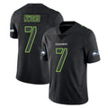 S.Seahawks #7 Uchenna Nwosu Player Black Impact Limited Home Game PETTCS Stitched Jerseys