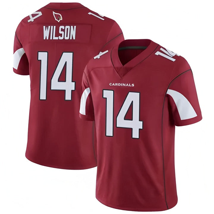 A.Cardinals #14 Michael Wilson Player Cardinal Vapor Untouchable Limited Home Game PETTCS Stitched Jerseys