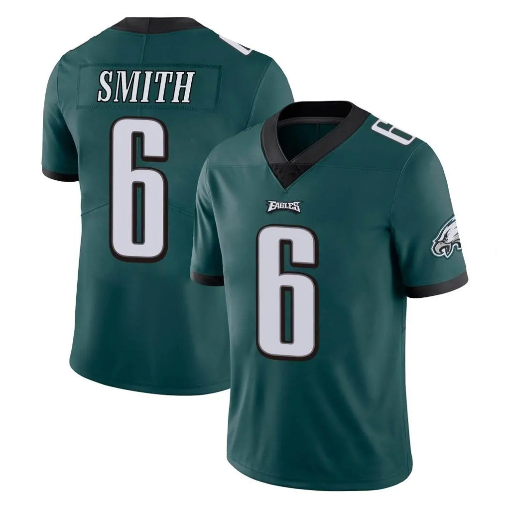 P.Eagles #6 DeVonta Smith Player Team Color Green Vapor Untouchable Home Game PETTCS Stitched Jerseys