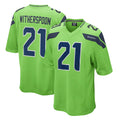 S.Seahawks #21 Devon Witherspoon Player Green Home Game PETTCS Stitched Jerseys