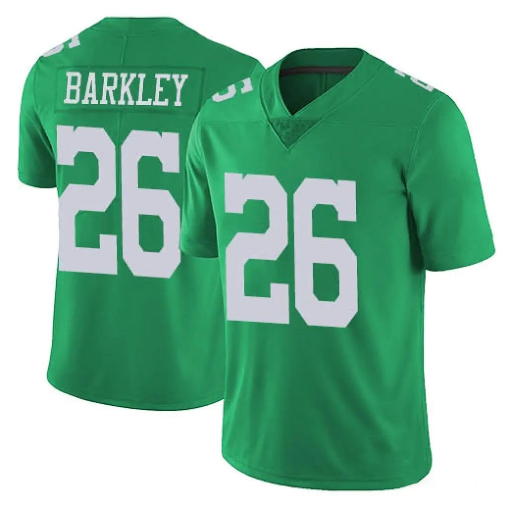 P.Eagles #26 Saquon Barkley Player Green Limited Vapor Untouchable Home Game PETTCS Stitched Jerseys
