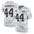 SF.49ers #44 Kyle Juszczyk Player Arctic Camo Limited Salute To Service Home Game PETTCS Stitched Jerseys