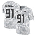 S.Seahawks #91 Byron Murphy II Player Arctic Camo Limited Salute To Service Home Game PETTCS Stitched Jerseys