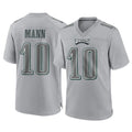 P.Eagles #10 Braden Mann Player Gray Atmosphere Fashion Home Game PETTCS Stitched Jerseys