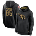 A.Cardinals #85 Trey McBride Player Black Salute to Service Hoodies PETTCS Stitched Jerseys