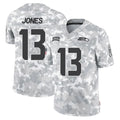 S.Seahawks #13 Ernest Jones IV Player Arctic Camo Limited Salute To Service Home Game PETTCS Stitched Jerseys