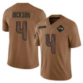 S.Seahawks #4 Michael Dickson Player Brown Limited Salute To Service Home Game PETTCS Stitched Jerseys