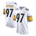P.Steelers #97 Cameron Heyward Player White Home Game PETTCS Stitched Jerseys