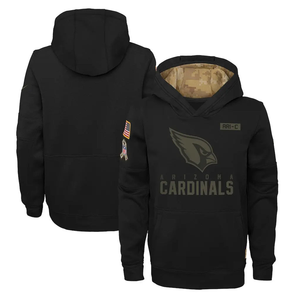 A.Cardinals ## Cardinals Blank Player Black Salute to Service Pullover Hoodies PETTCS Stitched Jerseys