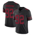 SF.49ers #92 Osa Odighizuwa Player Black Alternate Limited Vapor Untouchable Home Game PETTCS Stitched Jerseys