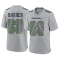 S.Seahawks #88 AJ Barner Player Gray Atmosphere Fashion Home Game PETTCS Stitched Jerseys