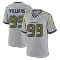 S.Seahawks #99 Leonard Williams Player Grey 2025 Rivalries Collection Home Game PETTCS Stitched Jerseys
