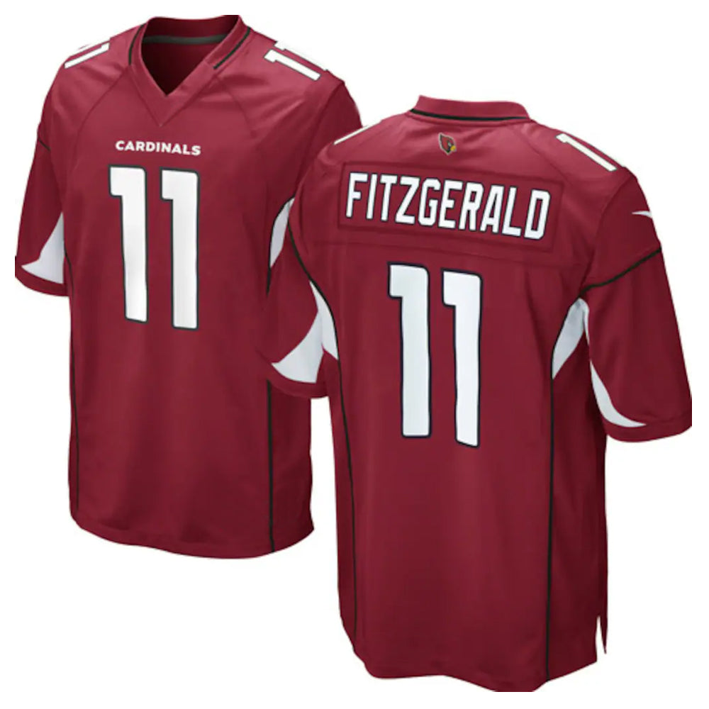 A.Cardinals #11 Larry Fitzgerald Player Cardinal Game PETTCS Stitched Jerseys