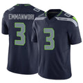 S.Seahawks #3 Nick Emmanwori Player Navy Limited Vapor F.U.S.E. Home Game PETTCS Stitched Jerseys