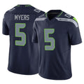 S.Seahawks #5 Jason Myers Player Navy Limited Vapor F.U.S.E. Home Game PETTCS Stitched Jerseys