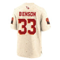 A.Cardinals #33 Trey Benson Player Cream Rivalries Collection Game PETTCS Stitched Jerseys
