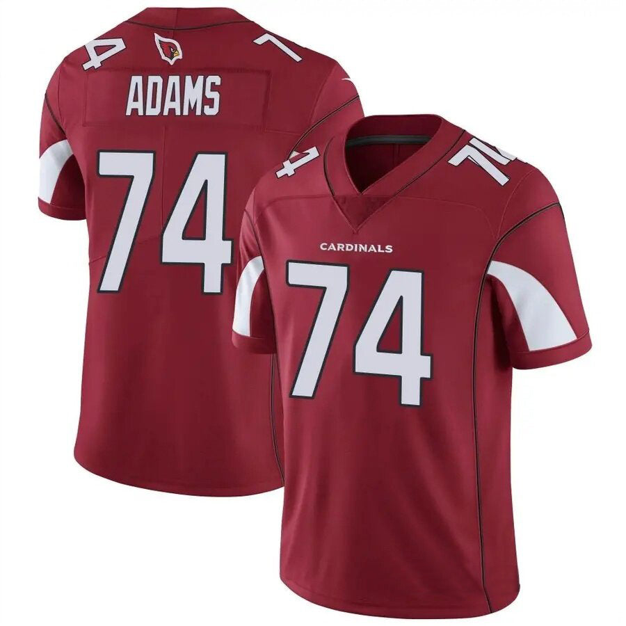 A.Cardinals #74 Isaiah Adams Player Red Game PETTCS Stitched Jerseys