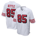 SF.49ers #85 George Kittle Player White Limited Home Game PETTCS Stitched Jerseys