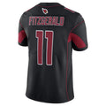 A.Cardinals #11 Larry Fitzgerald Player Black Vapor Untouchable Color Rush Limited PETTCS Stitched Jerseys