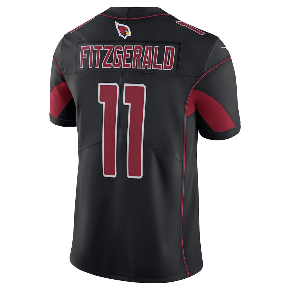 A.Cardinals #11 Larry Fitzgerald Player Black Vapor Untouchable Color Rush Limited PETTCS Stitched Jerseys