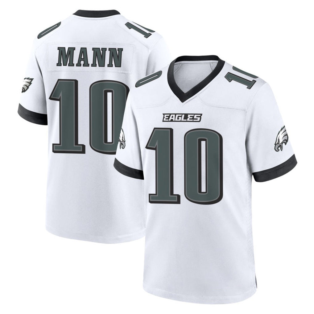 P.Eagles #10 Braden Mann Player White Game Home PETTCS Stitched Jerseys