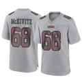 SF.49ers #68 Colton McKivitz Player Gray Atmosphere Fashion Home Game PETTCS Stitched Jerseys
