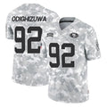 SF.49ers #92 Osa Odighizuwa Player Arctic Camo Limited Salute To Service Home Game PETTCS Stitched Jerseys