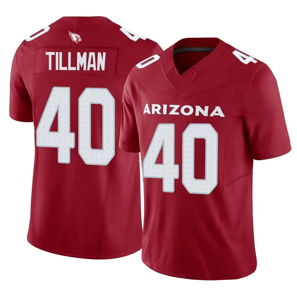 A.Cardinals #40 Pat Tillman Player Cardinal Vapor F.U.S.E. Limited PETTCS Stitched Jerseys