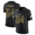 P.Steelers #54 Zach Frazier Player Black Impact Limited Home Game PETTCS Stitched Jerseys