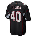 A.Cardinals #40 Pat Tillman Player Black Alternate Game PETTCS Stitched Jerseys